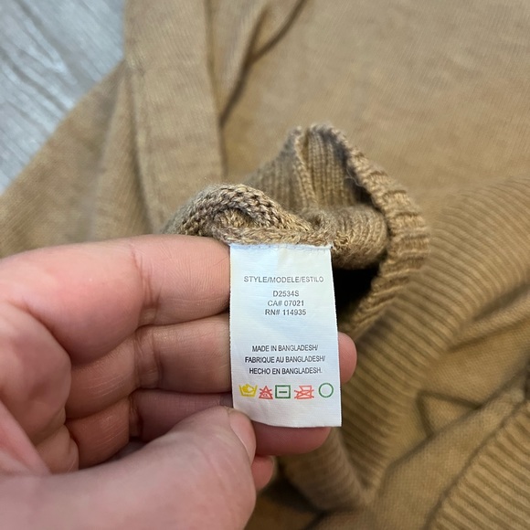 Tan Tunic Sweater Dress - Picture 8 of 9